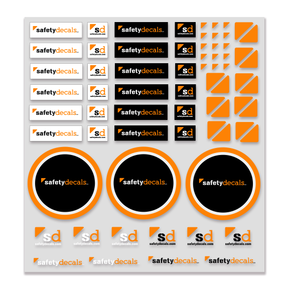 Custom DTF Transfer Sheets | Safety Decals