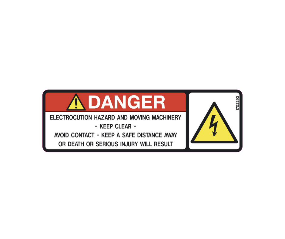 Decal - Danger, Electrocution | Safety Decals