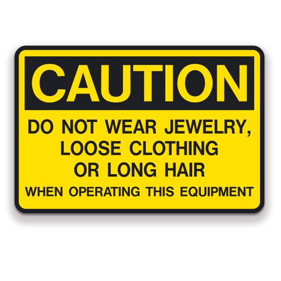 Decal - Loose Jewelry | Safety Decals