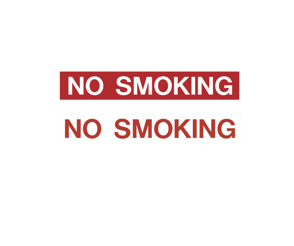 Decal - No Smoking | Safety Decals