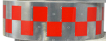 ORALITE® GP801 Metalized Checker Prismatic Trim | Safety Decals