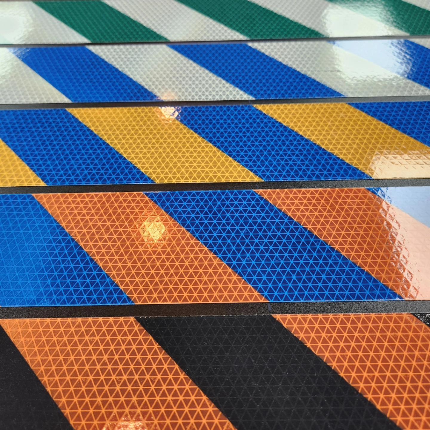 Custom Color Reflective Chevron - Left Hand