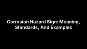 Corrosion Hazard Sign: Meaning, Standards, And Examples – Safety Decals