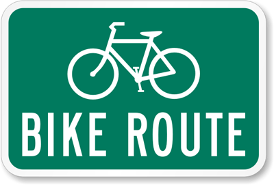 Sign - Bicycle Route