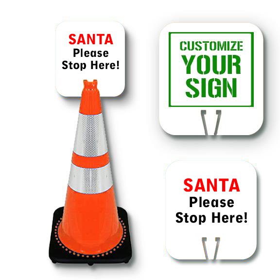 Customized Cone Topper | Safety Decals