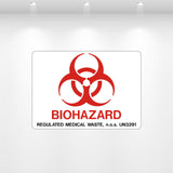Decal - Biohazard Regulated Medical Waste | Safety Decals