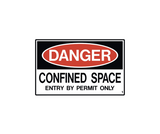 Decal - Danger, Confined Space | Safety Decals