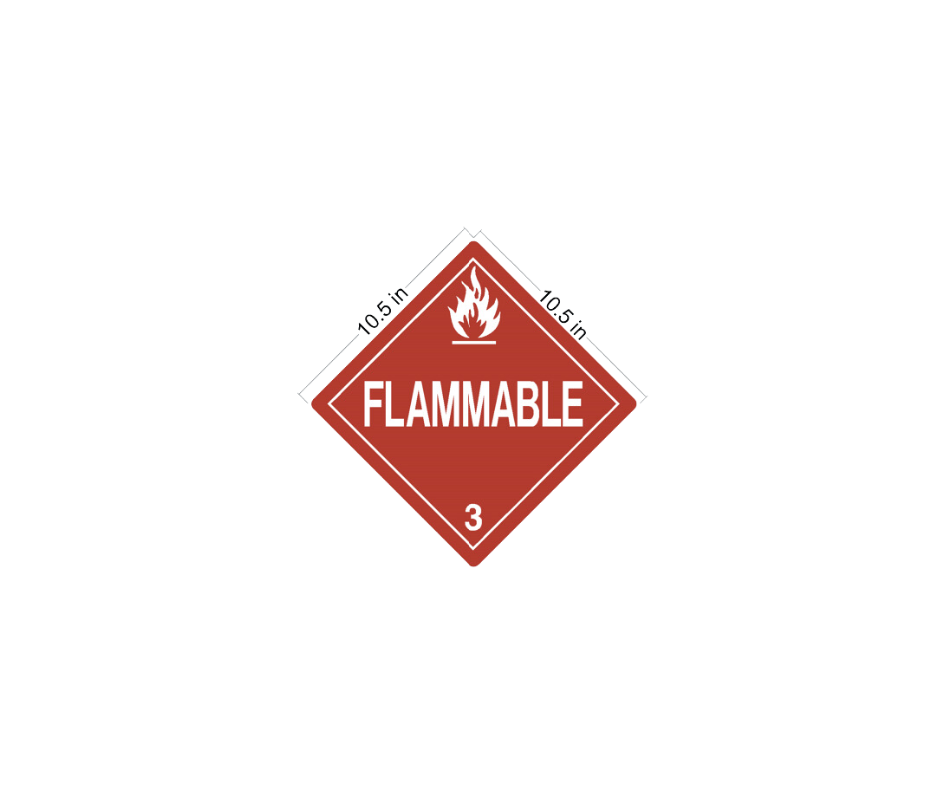 Decal - Danger, Flammable | Safety Decals