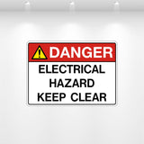 Decal - Electrical Hazard Keep Clear | Safety Decals