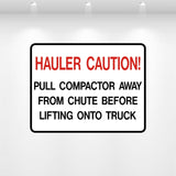 Decal - Hauler Caution | Safety Decals