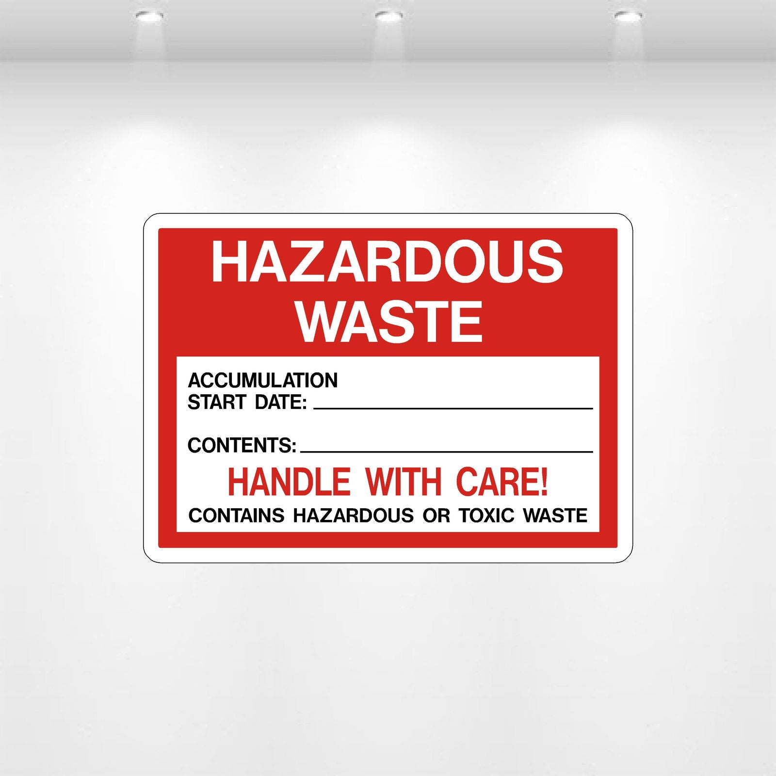 Hazardous Waste Label Hazardous Waste Labels, NON REGULATED WASTE