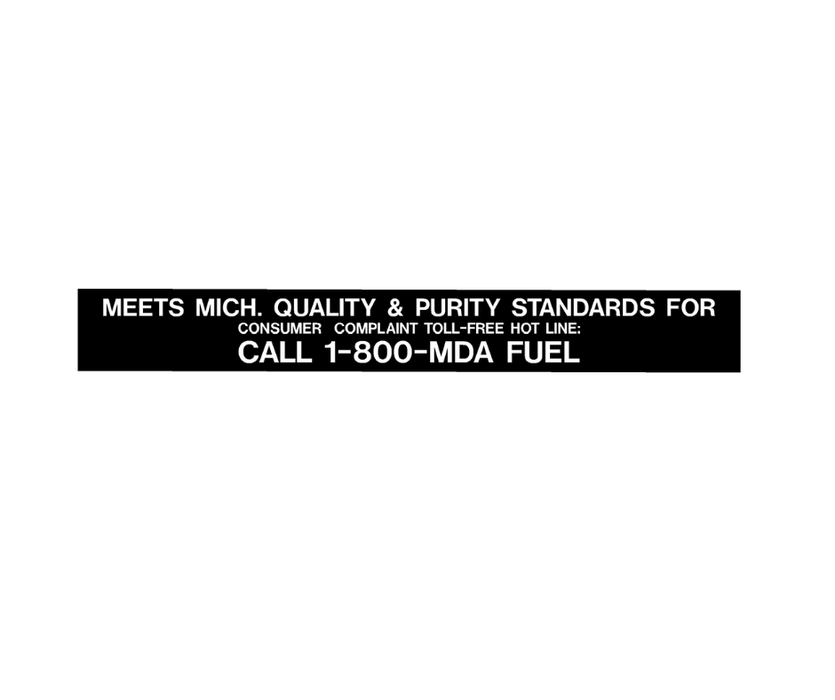 Decal - MDA Fuel | Safety Decals
