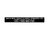 Decal - MDA Fuel | Safety Decals