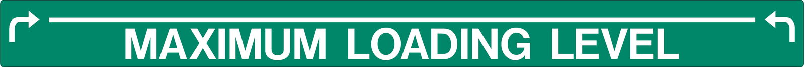 Decal - Maximum Loading Level (Green) | Safety Decals