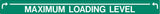 Decal - Maximum Loading Level (Green) | Safety Decals