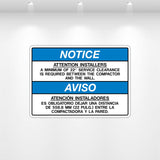 Decal - Notice Attention Installers | Safety Decals