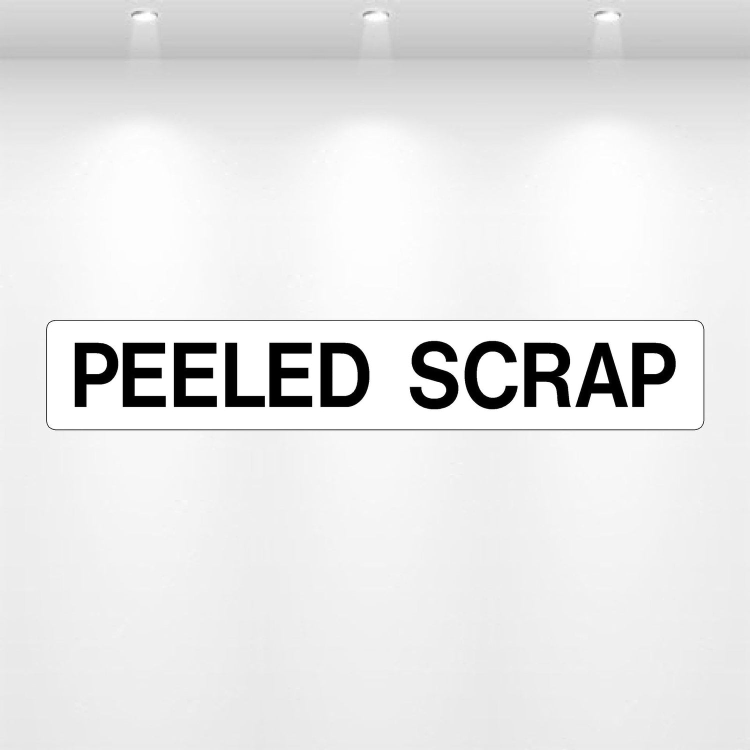 Decal - Peeled Scrap | Safety Decals