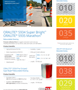 ORALITE® 5934 Super Bright® Reboundable Sheeting | Safety Decals