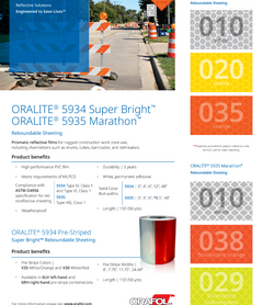 ORALITE® 5935 Evacuation and Incident Management | Safety Decals