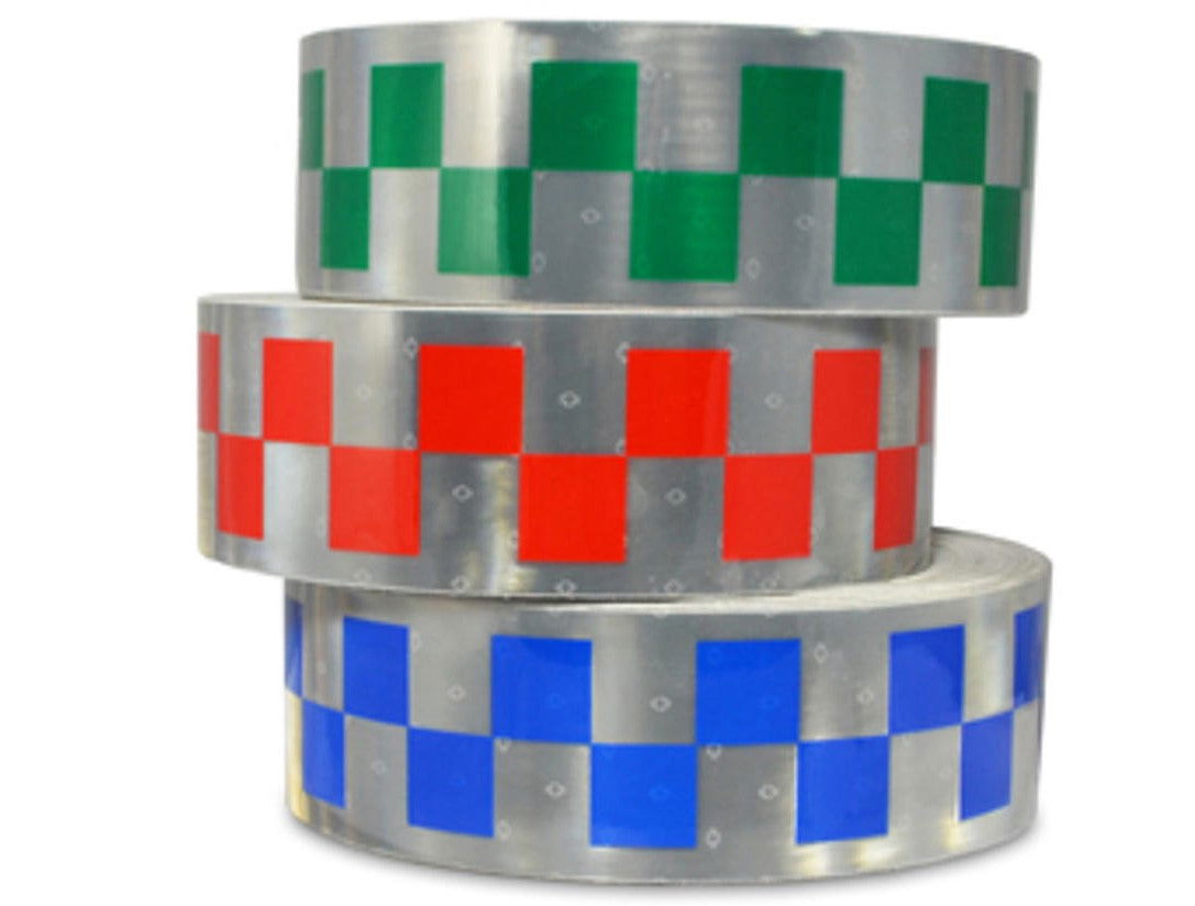 ORALITE® GP801 Metalized Checker Prismatic Trim | Safety Decals