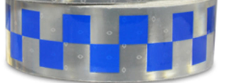 ORALITE® GP801 Metalized Checker Prismatic Trim | Safety Decals