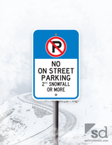 12x18 No On Street Parking 2in of Snowfall or More
