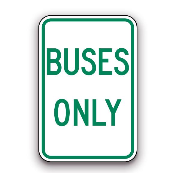 Sign - Buses Only | Safety Decals