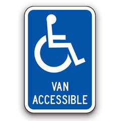 Sign - Handicapped Van Accessible | Safety Decals