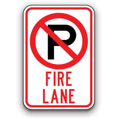 Sign - No Parking Fire Lane - Symbol | Safety Decals