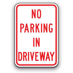 Sign - No Parking In Driveway | Safety Decals
