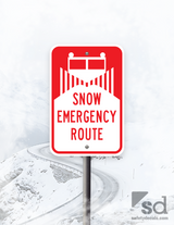 12 x 18 Snow Emergency Route