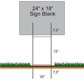 StepStake 10inx30in
